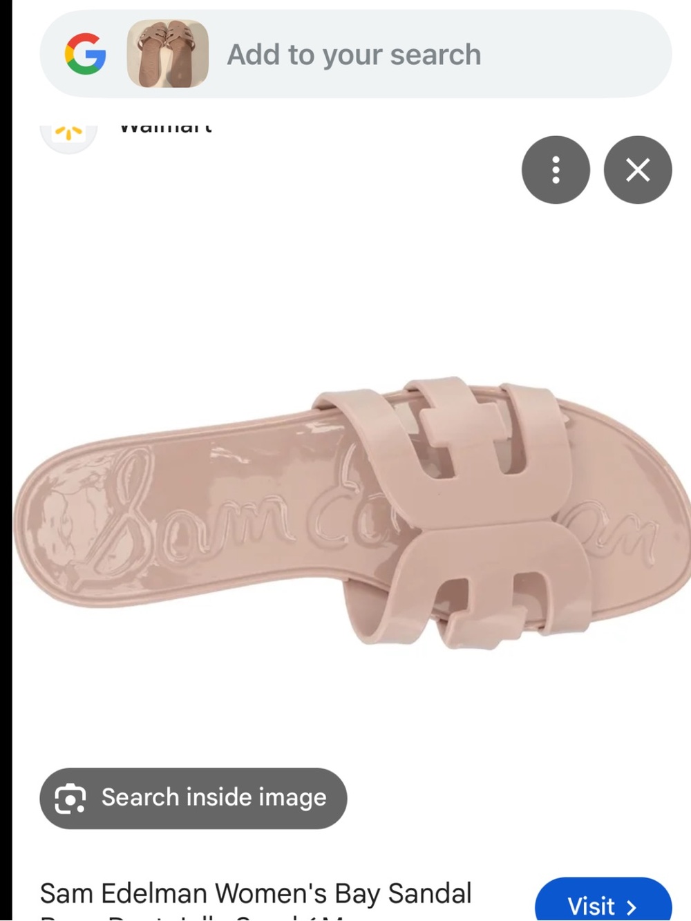 Sam Edelman Rose Dust Jelly Slide Sandal